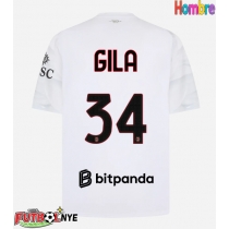 Camiseta AC Milan Mario Gila #34 Visitante Equipación 2026-27 manga corta
